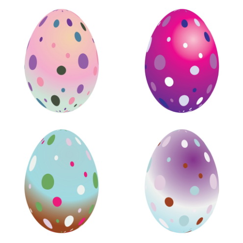 easter eggs clipart graphics. Easter Eggs Set3