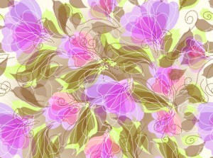 Abstract Seameless Floral Background 452